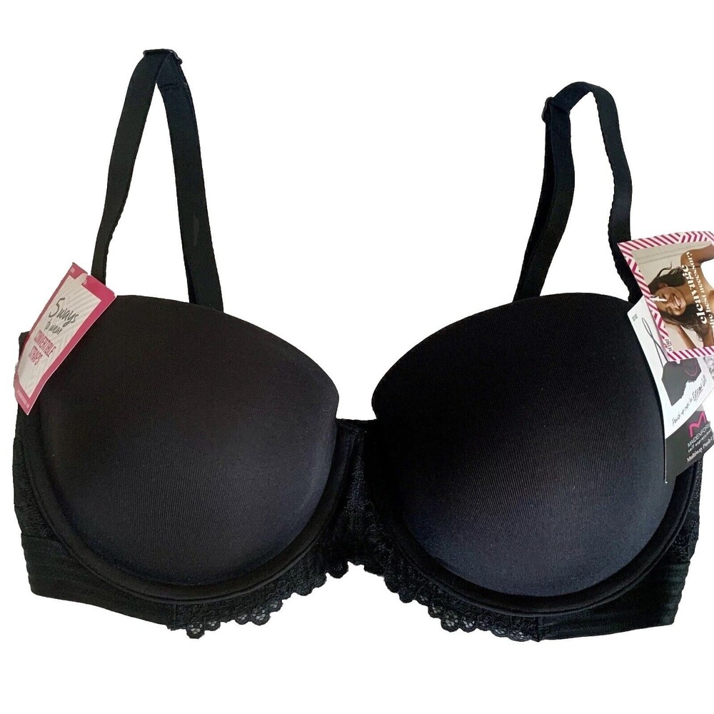 New Maidenform Strapless Bra 34D for Extreme Lift 5 Way Convertible
